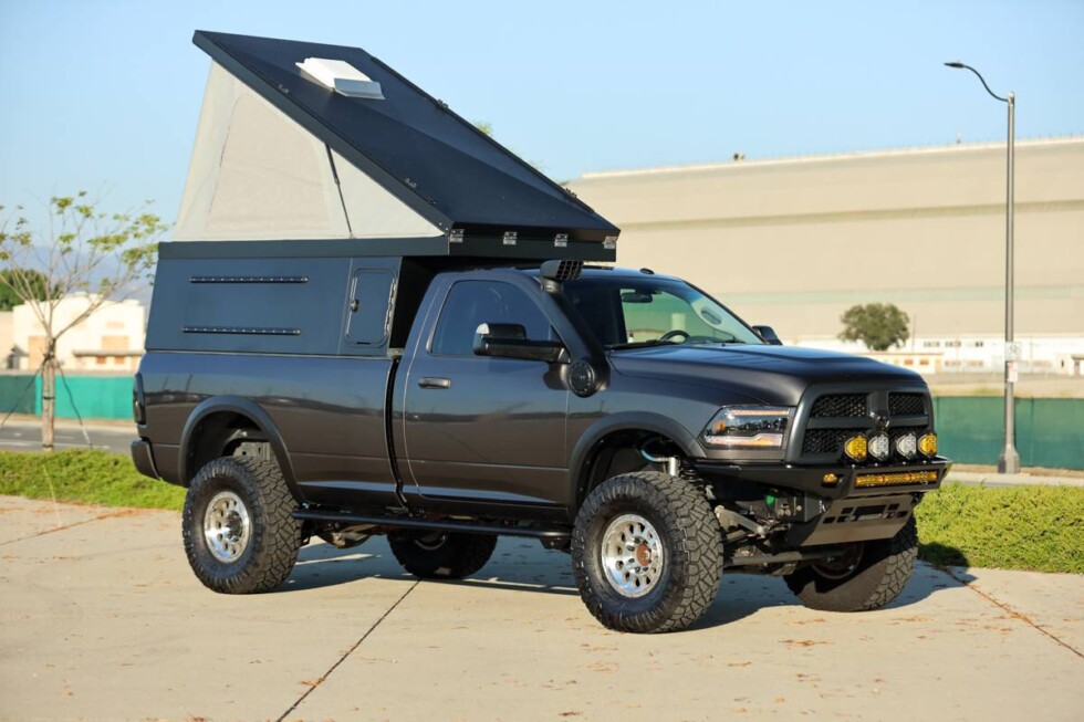 2018 Ram 2500 6.7L Cummins Diesel Regular Cab with Vagabond Camper